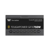 Блок питания, Thermaltake, Toughpower GF3 750W Gold, PS-TPD-0750FNFAGE-4, 750W, ATX 3.0, Gold, APFC, 20+4pin, 4+4pin, 8pin, 12*Sata, 4*Molex, 4*PCI-E 6+2pin, 1*12VHPWR, FDD, Modular, Вентилятор 13.5см, 150х86х160мм, Чёрный