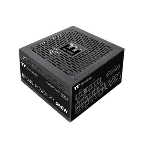 Блок питания, Thermaltake, Toughpower PF1 650W, PS-TPD-0650FNFAPE-1, 650W, ATX, Platinum, APFC, 20+4 pin, 2*4+4pin, 12*Sata, 4*Molex, 6*PCI-E 6+2 pin, FDD, Modular, Вентилятор RGB 12 см, 150х86х140мм, Чёрный