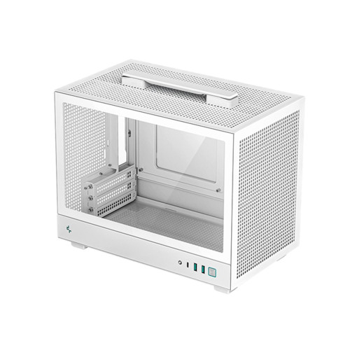 Компьютерный корпус, Deepcool, CH160 WH R-CH160-WHNGI0-G-1, Mini-ITX, Type-C*1/3.0*2, HD-Audio, Высота процессорного кулера до 172мм, Длина VGA до 230мм (ATX)/305мм (SFX), 1*3.5" или 1*2.5", Сталь 0,6, 336x200x283,5мм, Без Б/П, Белый