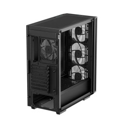 Компьютерный корпус, Deepcool, MATREXX 55 V4 R-MATREXX55-BKADA4-G-4, ATX/Micro ATX, USB 3.0*2, HD-Audio+Mic, Кулер 120мм/3*140мм ARGB, Высота процессорного кулера до 165мм, Длина VGA до 370мм, 2*3.5