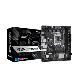 Материнская плата, ASRock, H610M-H2/M.2 D5 (4710483943775), LGA1700, iH610, 2xDDR5 4800/5600, 4xSATA3, 1xM.2 (PCI-E 3.0x4), 2xHDMI, 1xPCI-Ex16, 1xPCI-Ex1, mATX