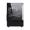 Компьютерный корпус, Formula V, Crystal Z1+ Black, ATX/micro ATX/mini-ITX, USB Type C/3.0/2.0, HD-Audio+Mic, Кулер 3*120мм ARGB, Высота процессорного кулера до 165мм, Длина VGA до 300мм, 1*3.5"/2*2.5", Толщина 0,5мм, 346x212x487мм, Без Б/П, Чёрный