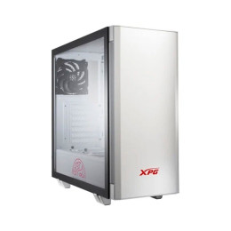 Компьютерный корпус, XPG, Invader White, INVADER-WHCWW, Mid Tower, ATX/ m-ATX/ Mini-ITX, USB 3.0*2/ HD-Audio+Mic, Кулер 2*12см, Высота процессорного кулера до 170мм, Длина VGA до 430мм, Количество внутренних отсеков 2*3,5