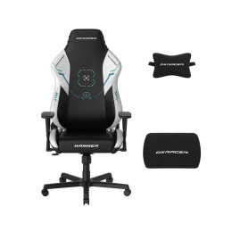 Игровое компьютерное кресло, DX Racer, GC/LHE23LTA/SITBETTERGAMELONGER, Hammer series, Рекомендуемый рост: до 190 см, Рекомендуемый вес: до 115 кг, Эко-кожа, Угол наклона до 135°, 3D подлокотники, Нейлоновая основа кресла, Механизм качания: топ-ган, Черно