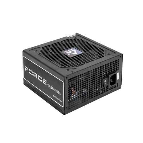 Блок питания, Chieftec, Force CPS-450S, 450W, ATX, APFC, Bronze, non-Modular, 20+4pin, 4+4pin, 4*Sata, 2*Molex, Вентилятор 12см, Черный