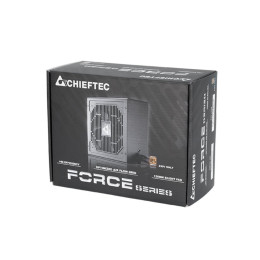 Блок питания, Chieftec, Force CPS-500S, 500W, ATX, APFC, Bronze, non-Modular, 20+4pin, 4+4pin, 4*Sata, 2*Molex, 2*PCIe 6+2-pin, Вентилятор 12см, Черный