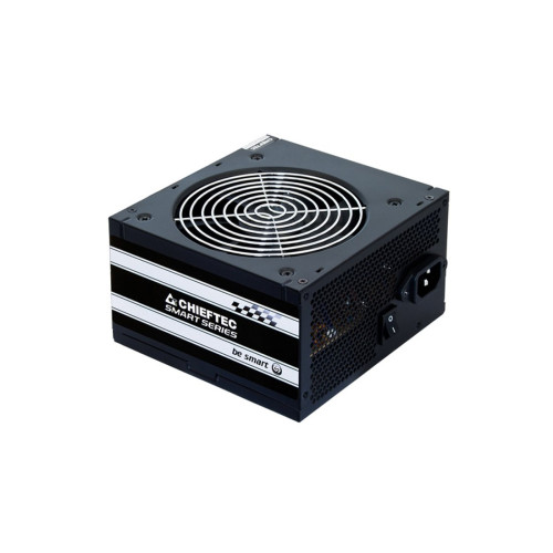 Блок питания, Chieftec, Smart GPS-650A8, 650W, ATX, APFC, non-Modular, 20+4pin, 4+4pin, 4*Sata, 2*Molex, 2*PCI-E 6+2-pin, Вентилятор 12см, Черный