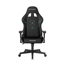 Игровое компьютерное кресло, DX Racer, GC/LPF24LTC/SITBETTERGAMELONGER, Prince series, Рекомендуемый рост: до 180 см, Рекомендуемый вес: до 90 кг, Эко-кожа, Угол наклона до 135°, 2D подлокотники, Нейлоновая основа кресла, Механизм качания: топ-ган, Черный