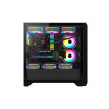 Компьютерный корпус, Huntkey, GX750A, ATX/Micro ATX, USB 1*3.0/2*2.0, HD-Audio, Кулер 3*12см RGB, Высота процессорного кулера до 165 мм, Длина VGA до 415мм, 2*3.5"/2.5", Слот 7, Толщина 0,6мм, 465x218x461мм, Без Б/П, Чёрный