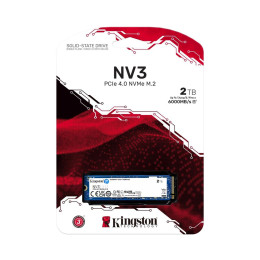 Твердотельный накопитель SSD, Kingston, NV3 SNV3S/2000G, 2000GB, M.2 NVMe PCIe 4.0x4, 6000/5000Мб/с