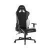 Игровое компьютерное кресло, DX Racer, GC/LGN23LTCLTA/NW, Gladiator series, Рекомендуемый рост: до 190 см, Рекомендуемый вес: до 115 кг, Эко-кожа, Угол наклона до 135°, 3D подлокотники, Нейлоновая основа кресла, Механизм качания: топ-ган, Черно-Белый