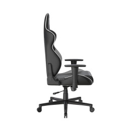 Игровое компьютерное кресло, DX Racer, GC/LGN23LTCLTA/NW, Gladiator series, Рекомендуемый рост: до 190 см, Рекомендуемый вес: до 115 кг, Эко-кожа, Угол наклона до 135°, 3D подлокотники, Нейлоновая основа кресла, Механизм качания: топ-ган, Черно-Белый