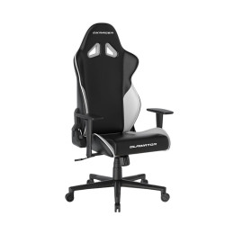 Игровое компьютерное кресло, DX Racer, GC/LPF24LTC/NW, Prince series, Рекомендуемый рост: до 180 см, Рекомендуемый вес: до 90 кг, Эко-кожа, Угол наклона до 135°, 2D подлокотники, Нейлоновая основа кресла, Механизм качания: топ-ган, Черно-белый
