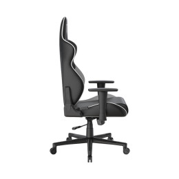 Игровое компьютерное кресло, DX Racer, GC/LPF24LTC/NW, Prince series, Рекомендуемый рост: до 180 см, Рекомендуемый вес: до 90 кг, Эко-кожа, Угол наклона до 135°, 2D подлокотники, Нейлоновая основа кресла, Механизм качания: топ-ган, Черно-белый