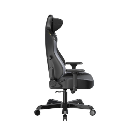 Игровое компьютерное кресло, DX Racer, GC/XXLTK23LTA/NG, Tank series, Рекомендуемый рост: до 190 см, Рекомендуемый вес: до 160 кг, Эко-кожа, Металлическая основа кресла, Угол наклона 135°, Механизм качания: топ-ган, 4D подлокотники, Чёрно-серый