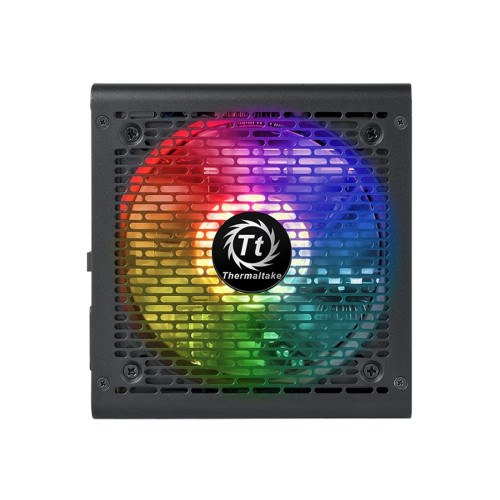 Блок питания, Thermaltake, Litepower RGB 650W, PS-LTP-0650NHSANE-1, 650W, ATX, APFC, 20+4 pin, 4+4pin, 5*Sata, 6*Molex, 2*PCI-E 6+2-pin, FDD, Non-modular, Вентилятор RGB 12 см, 150х86х140мм, Чёрный