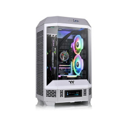 Компьютерный корпус, Thermaltake, The Tower 300 Black, CA-1Y4-00SIWN-00, Micro-Tower, Mini-ITX/M-ATX, USB 3.2*1, USB 3.0*2, HD Audio/mic, 2*140мм CT140 fan, Максимальная длина видеокарты 400мм, Максимальная высота процессорного кулера 210мм, 3*3,5
