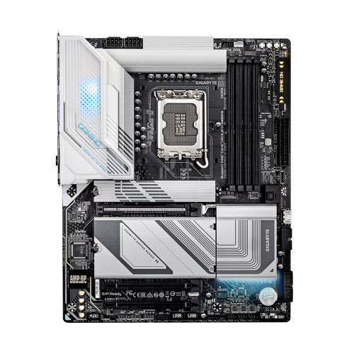 Материнская плата, Gigabyte, Z890 GAMING X WIFI7 (4719331864941), LGA1851, iZ890, 4xDDR5 9200(OC)/6400/6200/6000/5800/5600, 4xSATA3, 4xM.2 (2*PCI-E 4.0x4/x2, 1*PCI-E 5.0x4/x2, 1*PCI-E 4.0x4/x2 или SATA3), Raid, 1*DP, 1*HDMI, 1*USB4® USB Type-C®, 3xPCI-Ex1