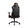 Игровое компьютерное кресло, Cougar, Defensor, Искусственная кожа PU AIR, (Ш)59*(Г)58*(В)132 (139) см, Чёрно-Оранжевый