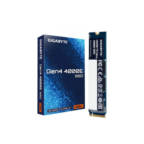 Твердотельный накопитель SSD, Gigabyte, G440E500G, 500GB, M.2 2280 PCIe 4.0x4, 3600/3000 Мб/с