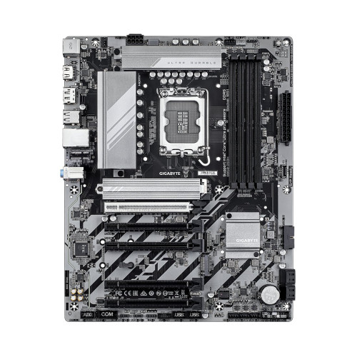 Материнская плата, Gigabyte, B860 DS3H (4719331868178), LGA1851, iB860, 4xDDR5 5600/6400/9066(OC), 4xSATA3, Raid, 2xM.2 (PCI-E 4.0x4/x2), 1хDP, 1xHDMI, 5xPCI-Ex16, ATX
