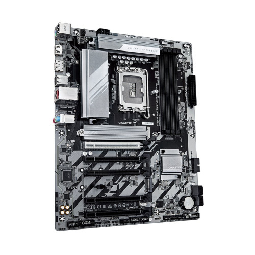 Материнская плата, Gigabyte, B860 DS3H (4719331868178), LGA1851, iB860, 4xDDR5 5600/6400/9066(OC), 4xSATA3, Raid, 2xM.2 (PCI-E 4.0x4/x2), 1хDP, 1xHDMI, 5xPCI-Ex16, ATX