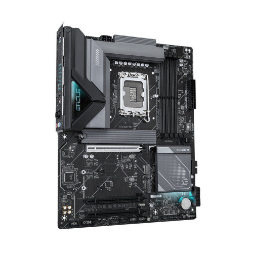 Материнская плата, Gigabyte, B860 EAGLE WIFI6E (4719331866822), LGA1851, iB860, 4xDDR5 5600/6400/9066(OC), 4xSATA3, Raid, 3xM.2 (PCI-E 4.0x4/x2), 1хDP, 1xHDMI, 3xPCI-Ex16, WiFi, ATX