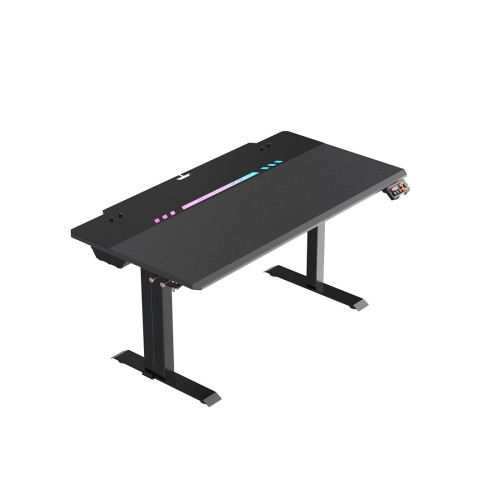 Компьютерный стол, DX Racer, GD/1400TPMDF/N, Tidal series, Размер XL - длина 140см, Материал Сталь, Регулировка высоты 66,6 - 104см, 3 коробки ( в комплекте столешница+металл основание+ножки), 140х75х2,5см, Чёрный