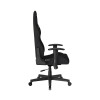Игровое компьютерное кресло, DX Racer, GC/LPF24FBCFBB/N, Prince series, Рекомендуемый рост: до 180 см, Рекомендуемый вес: до 90 кг, Ткань, Угол наклона до 135°, 2D подлокотники, Нейлоновая основа кресла, Механизм качания: топ-ган, Черный