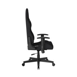 Игровое компьютерное кресло, DX Racer, GC/LPF24FBCFBB/N, Prince series, Рекомендуемый рост: до 180 см, Рекомендуемый вес: до 90 кг, Ткань, Угол наклона до 135°, 2D подлокотники, Нейлоновая основа кресла, Механизм качания: топ-ган, Черный