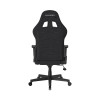 Игровое компьютерное кресло, DX Racer, GC/LPF24FBCFBB/N, Prince series, Рекомендуемый рост: до 180 см, Рекомендуемый вес: до 90 кг, Ткань, Угол наклона до 135°, 2D подлокотники, Нейлоновая основа кресла, Механизм качания: топ-ган, Черный