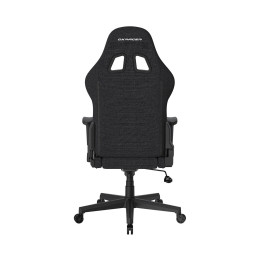 Игровое компьютерное кресло, DX Racer, GC/LPF24FBCFBB/N, Prince series, Рекомендуемый рост: до 180 см, Рекомендуемый вес: до 90 кг, Ткань, Угол наклона до 135°, 2D подлокотники, Нейлоновая основа кресла, Механизм качания: топ-ган, Черный