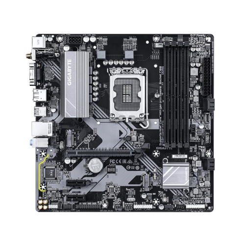 Материнская плата, Gigabyte, B760M D3HP WIFI6 (4719331867638), LGA1700, iB760, 4xDDR5 4000/4800/5200/5600, 4xSATA3, 2xM.2 (PCI-E 4.0x4/x2), Raid, 1xD-Sub, 1хDP, 1xHDMI, 1xPCI-Ex16, 2xPCI-Ex1, WiFi, mATX