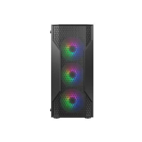 Компьютерный корпус, Cougar, MX110 RGB, ATX/Micro ATX/Mini ITX, USB 3.0/2*2.0, HD-Audio+Mic, Кулер 4*12см RGB, Высота процессорного кулера до 158 мм, Длина VGA до 305мм, 2*3.5"/2+2*2.5", Толщина 0,6мм, 452x200x360мм, Без Б/П, Черный