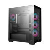 Компьютерный корпус, Deepcool, CG580 4F R-CG580-BKADA4-G-1, ATX/Micro ATX/Mini-ITX, USB 3.1*1/3.0*2, HD-Audio, 4*120мм ARGB, Высота процессорного кулера до 176мм, Длина VGA до 410мм (до 262 мм с радиатором), 2*3.5"/2*2.5", Сталь 0,6, 437х235х501мм, Без Б/