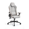 Игровое компьютерное кресло, Aerocool, CROWN Loft Light Grey, Тканевая поверхность AeroWeave с карбоновым рисунком, (Ш)65*(Г)70*(В)122 (132) см, Серый