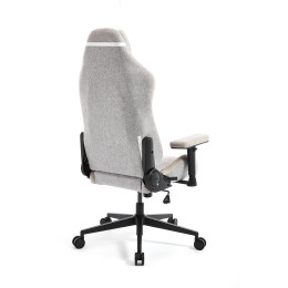 Игровое компьютерное кресло, Aerocool, CROWN Loft Light Grey, Тканевая поверхность AeroWeave с карбоновым рисунком, (Ш)65*(Г)70*(В)122 (132) см, Серый