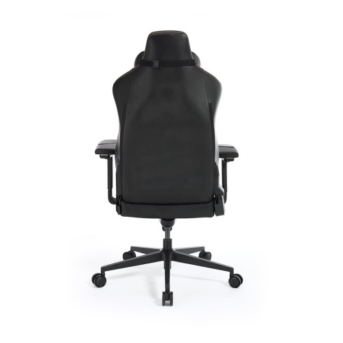 Игровое компьютерное кресло, Aerocool, CROWN Pro Racer White, Искусственная кожа PU AIR, (Ш)65*(Г)70*(В)122 (132) см, Черно-Белый