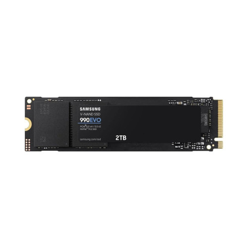 Твердотельный накопитель SSD, Samsung, 990 EVO PLUS MZ-V9S2T0BW, 2TB, M.2 PCIe 4.0 x4 / 5.0 x2 NVMe, 7250/6300 Мб/с