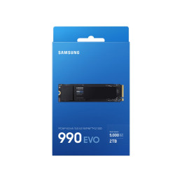 Твердотельный накопитель SSD, Samsung, 990 EVO PLUS MZ-V9S2T0BW, 2TB, M.2 PCIe 4.0 x4 / 5.0 x2 NVMe, 7250/6300 Мб/с