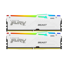 Комплект модулей памяти, Kingston, FURY Beast RGB KF560C36BWE2AK2-32 (Kit 2x16GB), DDR5, 32GB, DIMM <PC5-48000/6000MHz>