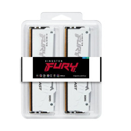 Комплект модулей памяти, Kingston, FURY Beast RGB KF560C36BWE2AK2-32 (Kit 2x16GB), DDR5, 32GB, DIMM <PC5-48000/6000MHz>