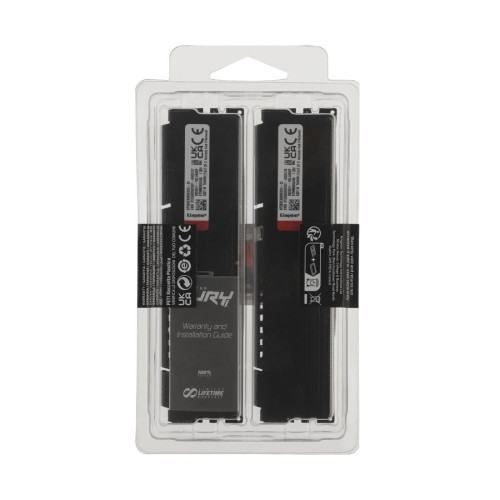 Комплект модулей памяти, Kingston, FURY Beast Black KF560C36BBE2K2-32 (Kit 2x16GB), DDR5, 32GB, DIMM <PC5-48000/6000MHz>