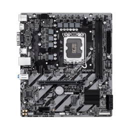 Материнская плата, Gigabyte, H810M H (4719331869540), LGA1851, H810, 2xDDR5 5600/6400, 4xSATA3, 1xM.2 (PCI-E 4.0x4/x2), 1xD-Sub, 1xHDMI, 1xPCI-Ex16, 1xPCI-Ex1, mATX