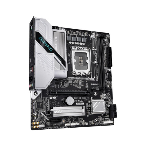 Материнская плата, Gigabyte, H810M GAMING WIFI6 (4719331869090), LGA1851, H810, 2xDDR5 5600/6400, 4xSATA3, 1xM.2 (PCI-E 4.0x4/x2), 1xHDMI, 1xDP, 1xPCI-Ex16, 1xPCI-Ex1, WiFi, mATX