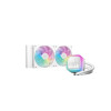Кулер с водяным охлаждением, Deepcool, LP240 WH R-LP240-WHMSMC-G-1, Intel 1851/1700/1200/115х и AMD AM5/AM4/, TDP 280W, 2*120мм FD12 ARGB, 600-2400 RPM±10%, 72,04CFM, 38,71 dB(A), Белый