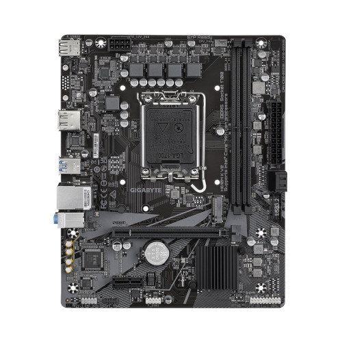 Материнская плата, Gigabyte, H610M K V2 (4719331860134), LGA1700, iH610, 2xDDR5 5600/5200/4800/4400, 2xSATA3, 1xM.2 (PCI-E 3.0x4/x2), 1xHDMI, 1xDP, 1xPCI-Ex16, 1xPCI-Ex1, mATX