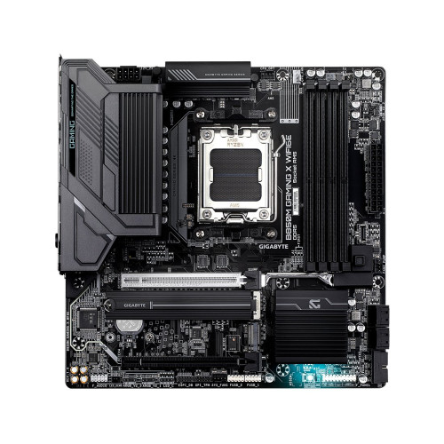Материнская плата, Gigabyte, B850M GAMING X WIFI6E (4719331866433), AM5, B850, 4xDDR5 4400/4800/5200/8200(OC), 4xSATA3, 2xM.2 (PCIe 4.0 x4/x2), RAID, 1xHDMI, 2хDP, 2xPCI-Ex16, WiFi, mATX