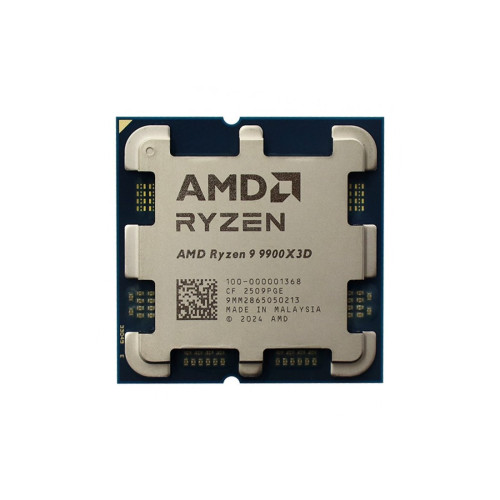 Процессор, AMD, AM5 Ryzen 9 9900X3D, oem, 12M L2 + 128M L3, 4.4 GHz, 12/24 Core, 120 Вт, Radeon™ Graphics