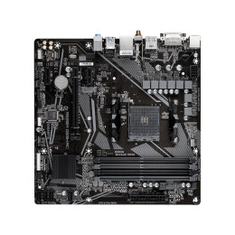 Материнская плата, Gigabyte, A520M DS3H AC (4719331810696), AM4, А520, 4xDDR4 3200, 4xSATA3, 1xM.2 (SATA и PCIe 3.0 x2/x4), 1xDVI-D, 1xHDMI, 1xDP, 1xPCI-Ex16, 2xPCI-Ex1, WiFi, mATX